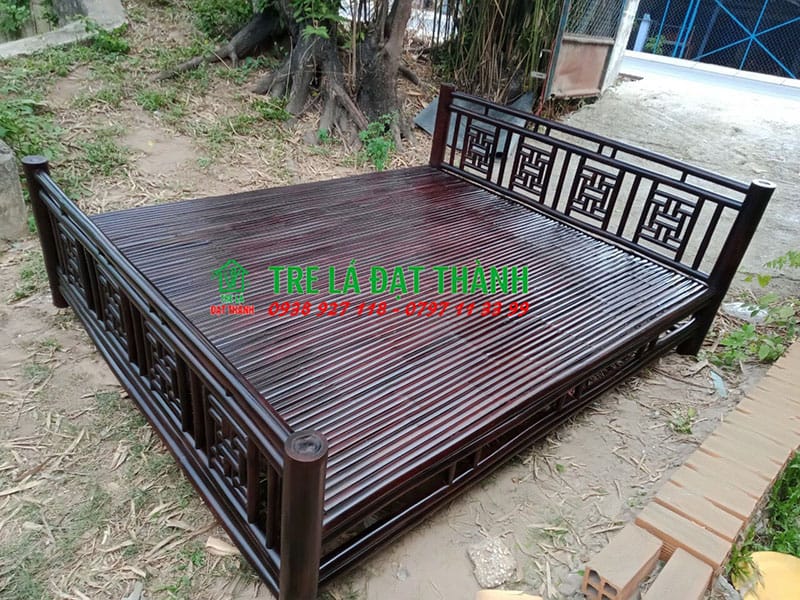 giường làm bằng tre