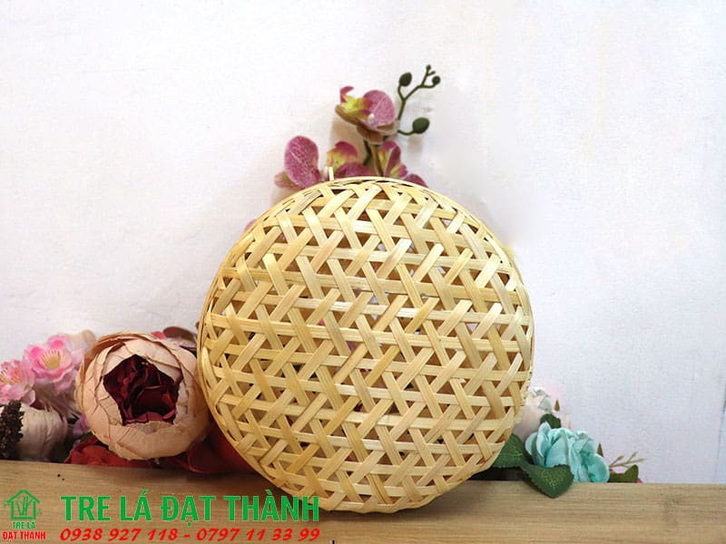 hộp qu&agrave; m&acirc;y tre đan HQMTD029