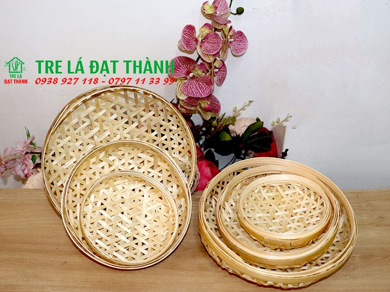 hộp qu&agrave; m&acirc;y tre đan HQMTD029