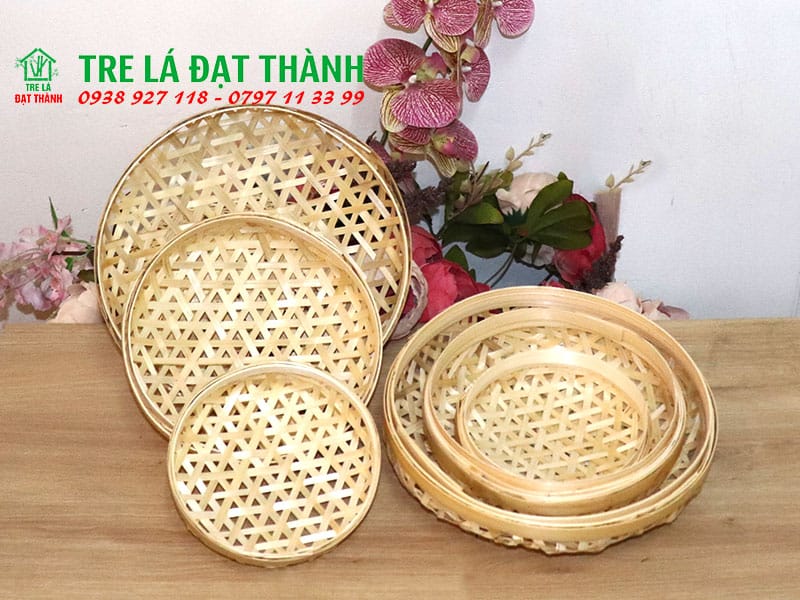 hộp qu&agrave; m&acirc;y tre đan HQMTD029