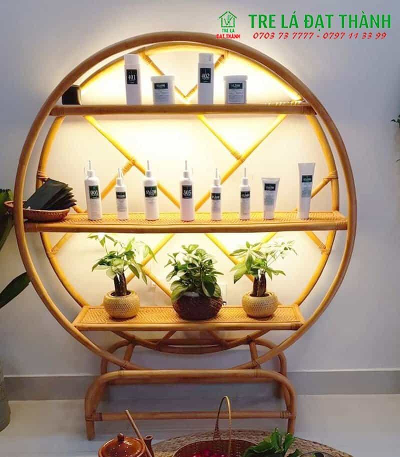 Kệ Đựng Đồ M&acirc;y Tre Đan