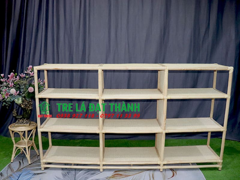 Kệ Đựng Đồ M&acirc;y Tre Đan