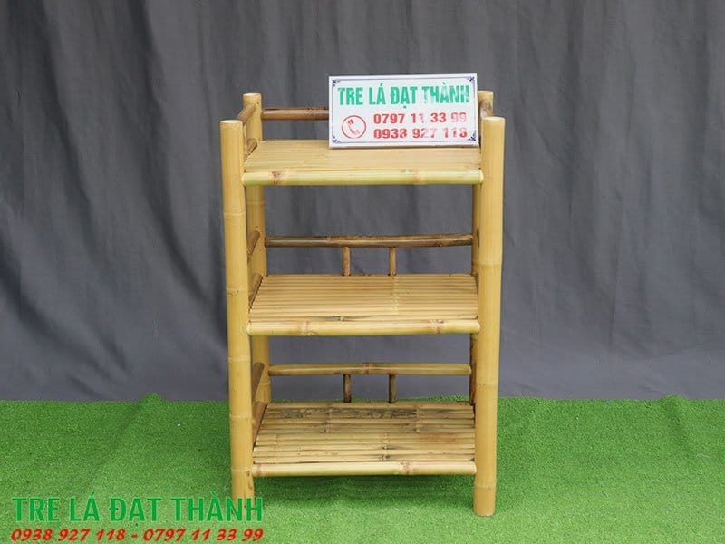 Kệ Để Hoa Bằng Tre KDHBT008