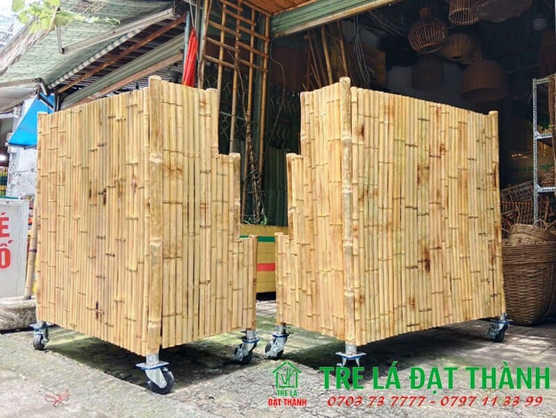 Kệ Đựng Tr&aacute;i C&acirc;y Bằng Tre KDTCBT005
