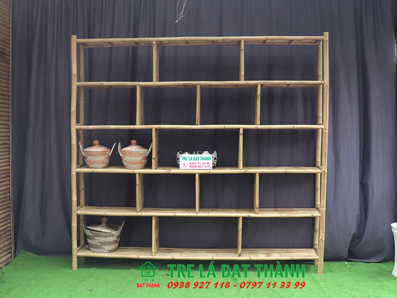 Kệ S&aacute;ch Bằng Tre KSBT001