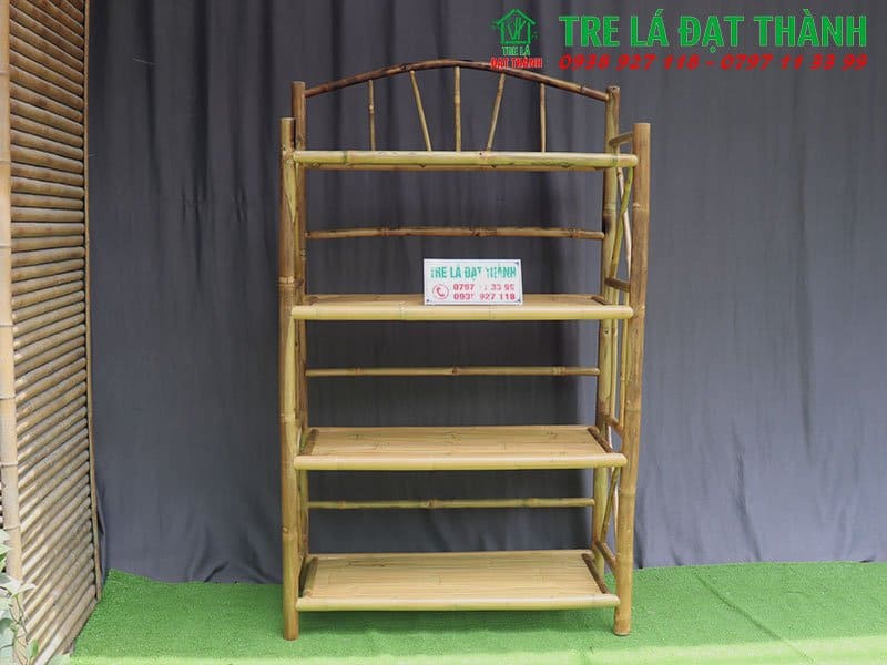 Kệ S&aacute;ch Bằng Tre KSBT003