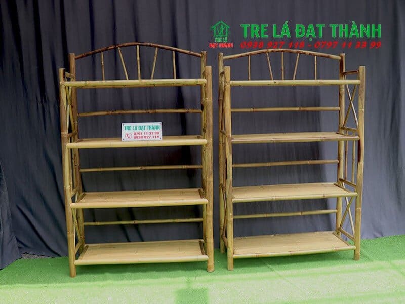Kệ S&aacute;ch Bằng Tre KSBT003