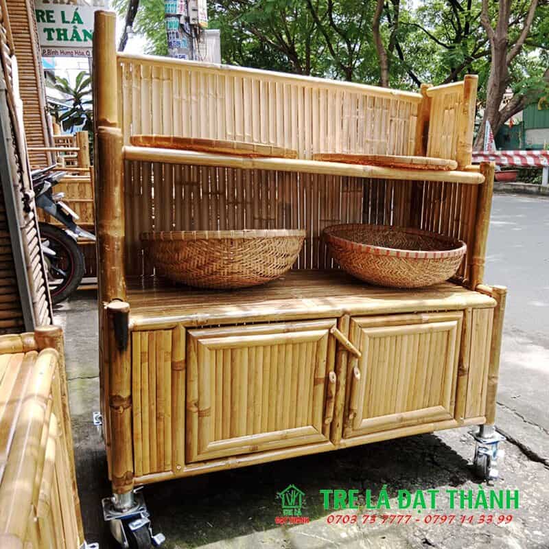 Kệ Tre Đựng Ch&eacute;n KTDC010
