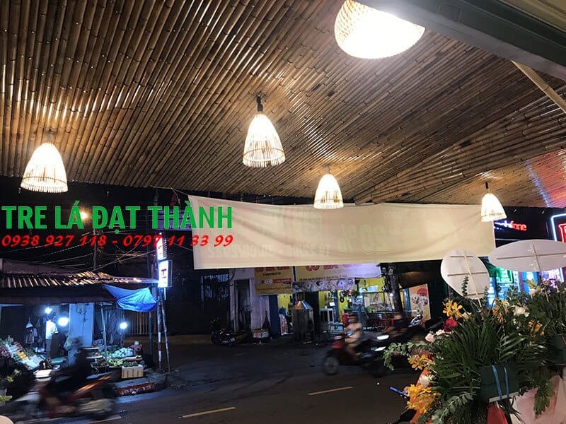 làm trần bằng tre trúc làm trần bằng tre trúc
