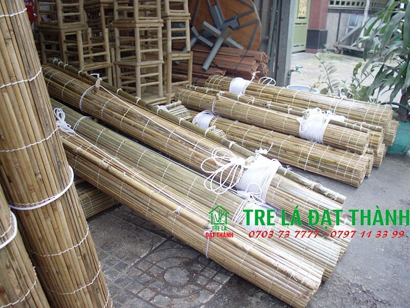 mành tre ngoài trời