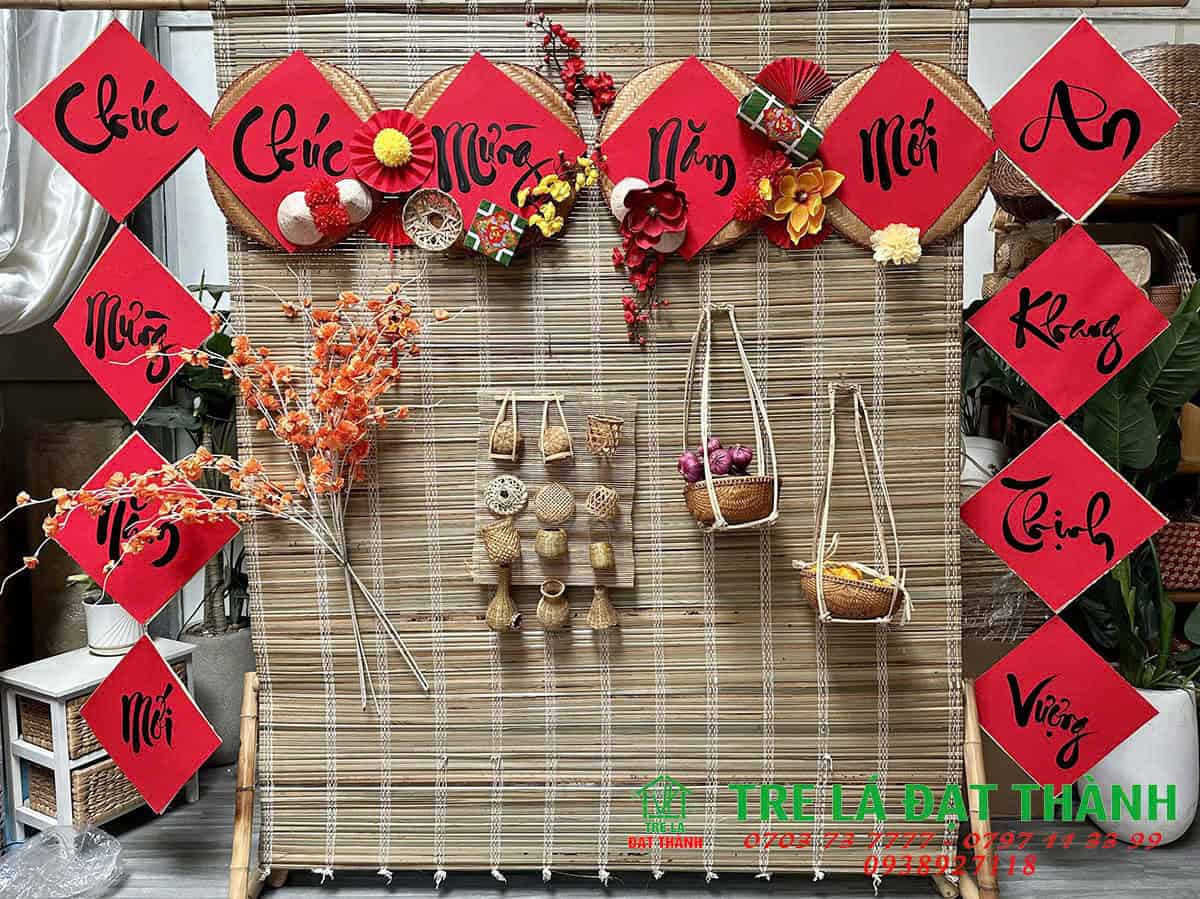 m&agrave;nh tre trang tr&iacute; tết