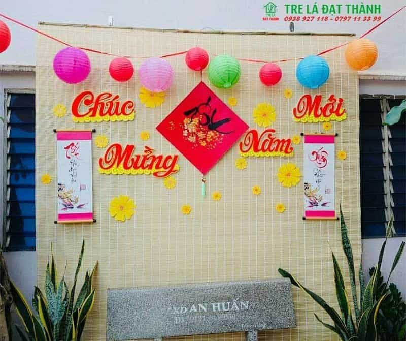 trang tr&iacute; m&agrave;nh tre mầm non