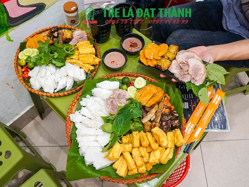 mẹt tre bún đậu mắm tôm