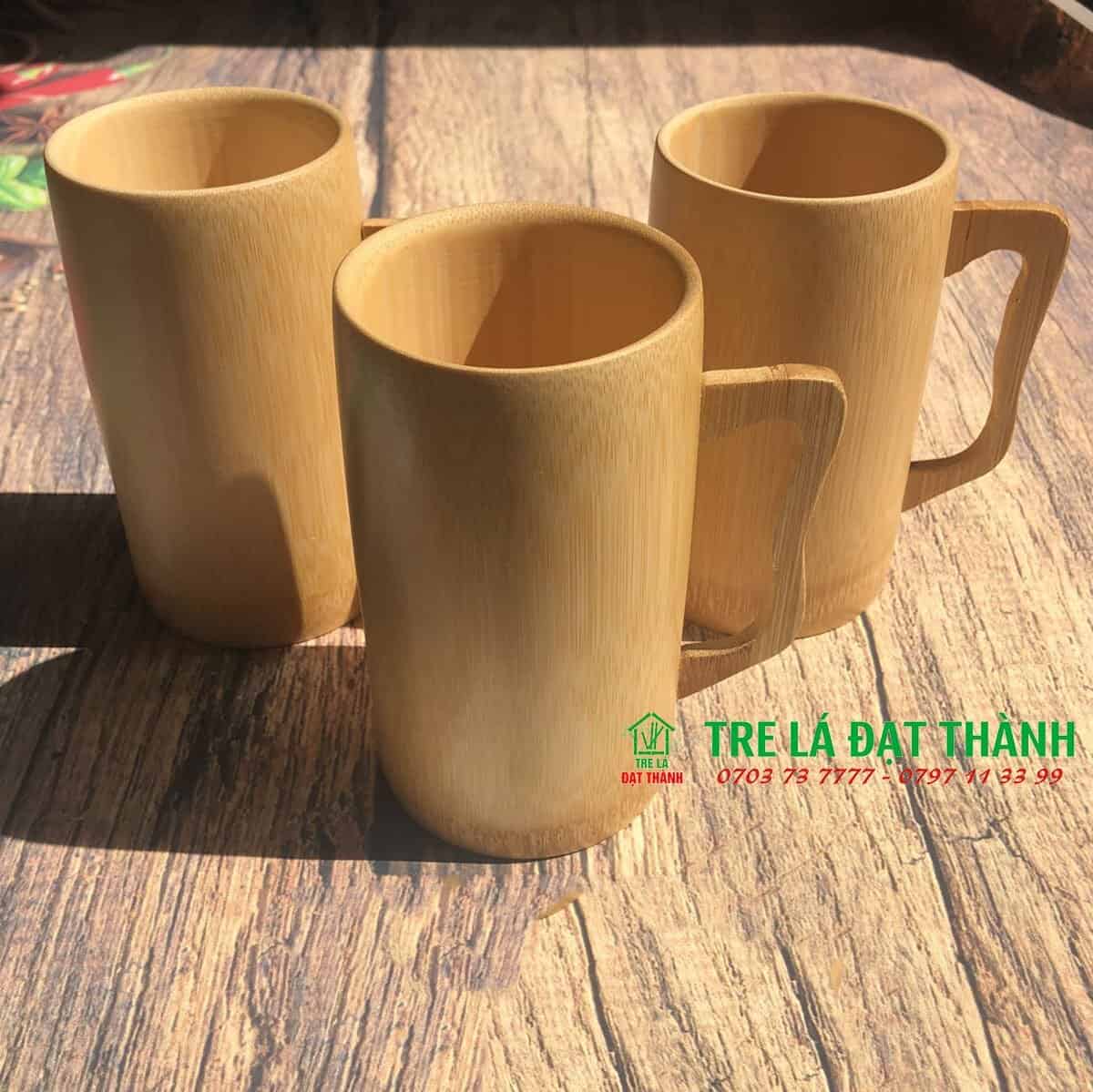 cốc tre c&oacute; quai