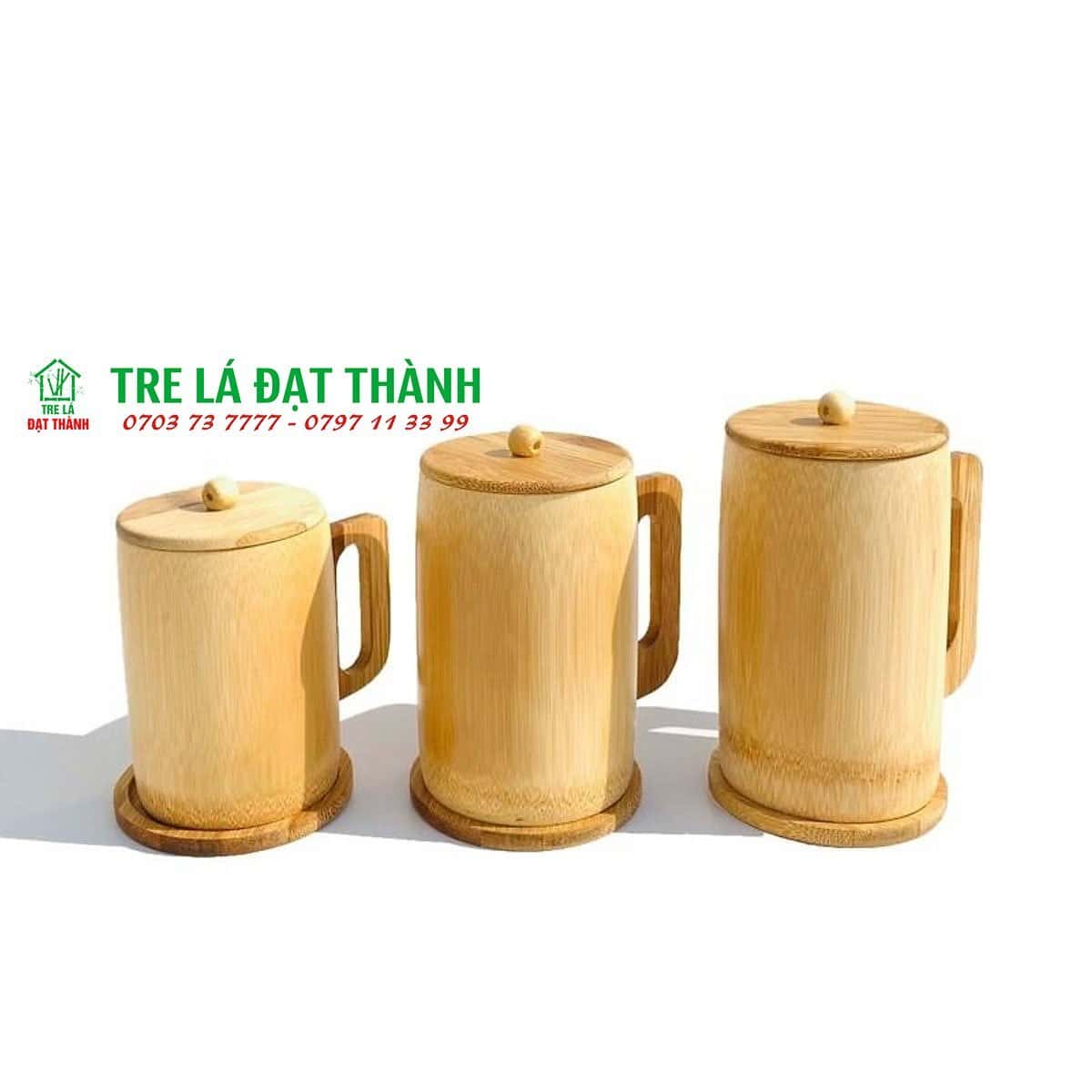 cốc tre c&oacute; quai