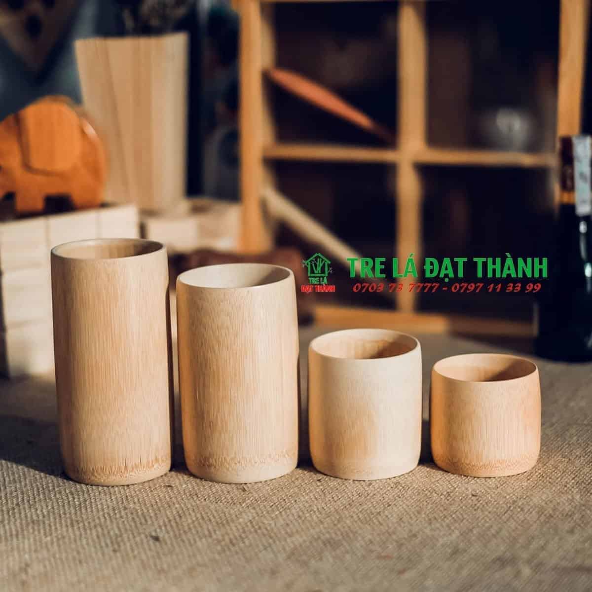 Cốc tre uống nước