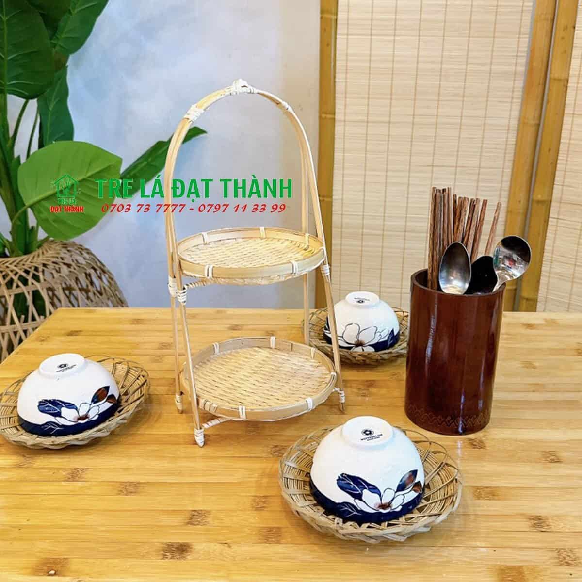 Ống đựng đũa bằng tre