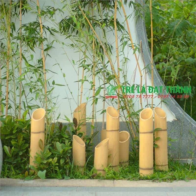 ống tre trang trí