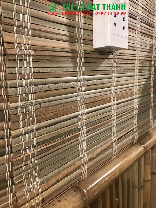 ốp m&agrave;nh tăm tre qu&aacute;n ăn leng keng