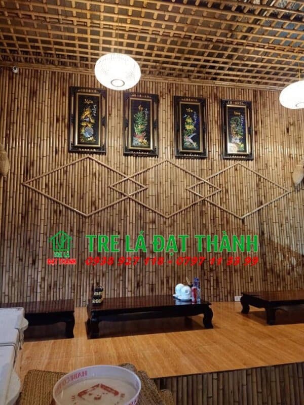 ốp tường bằng tre trúc ốp tường bằng tre trúc