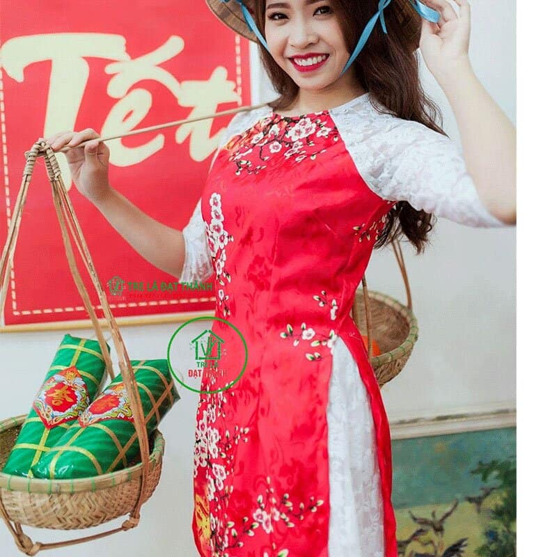 đòn gánh trang trí tết