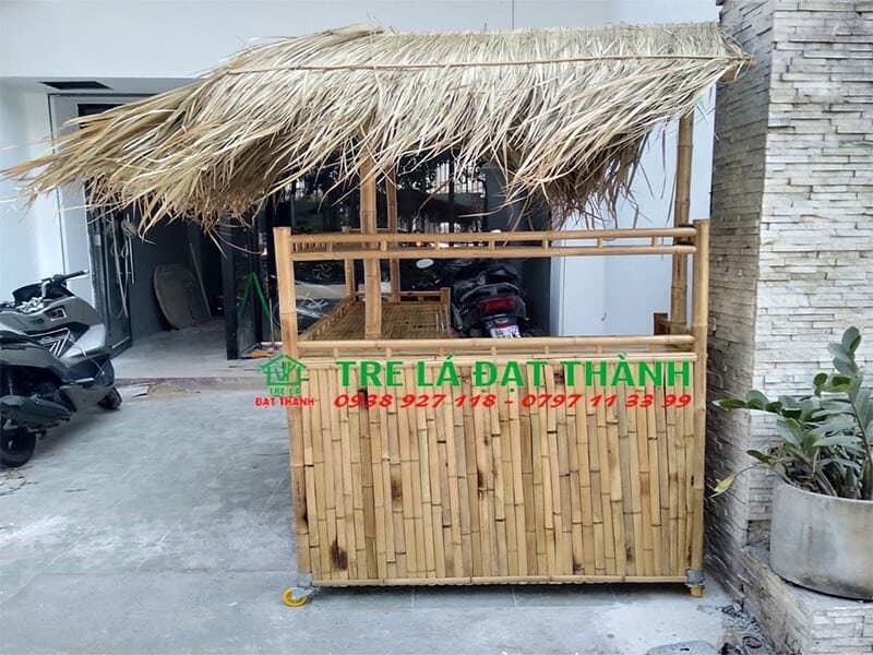 quầy bán hàng vỉa hè bằng tre quầy bán hàng vỉa hè bằng tre