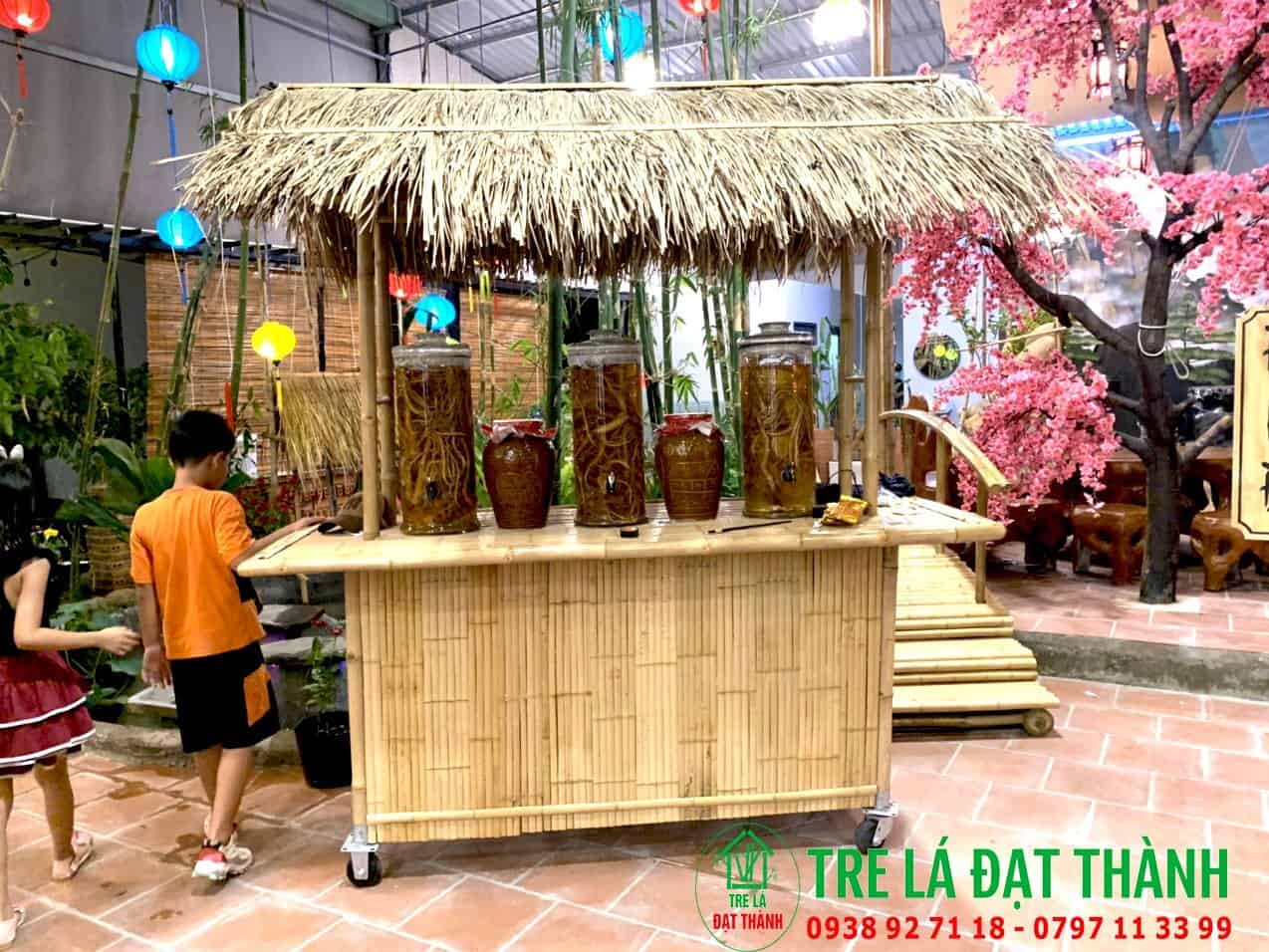 quầy bar tre