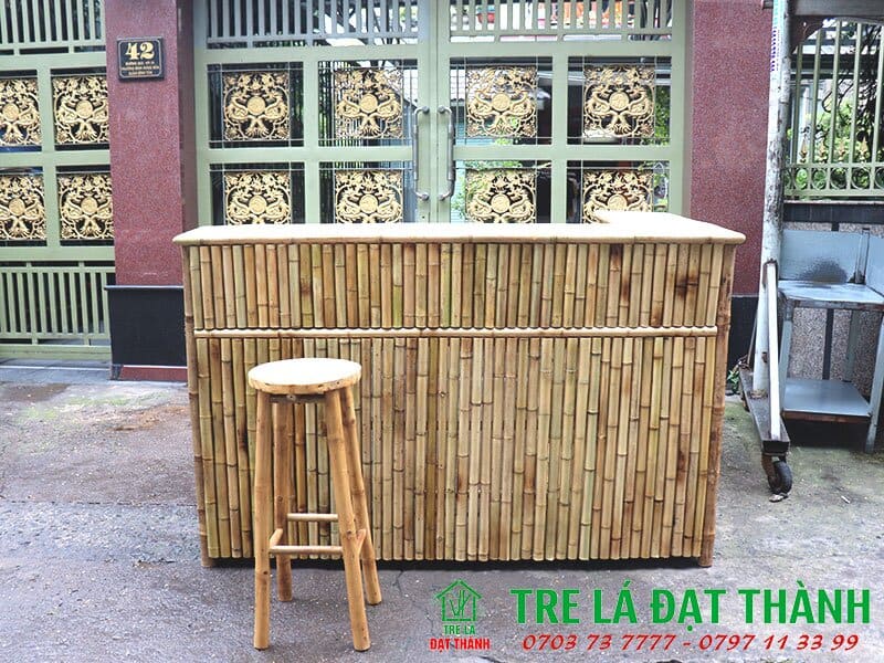 quầy bar tre QBT001