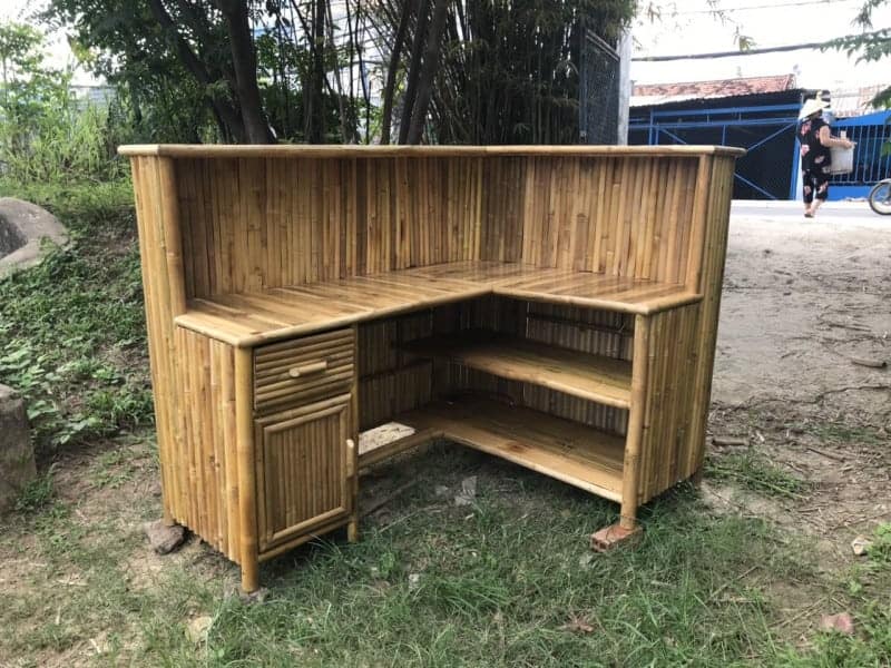 quầy bar tre QBT002