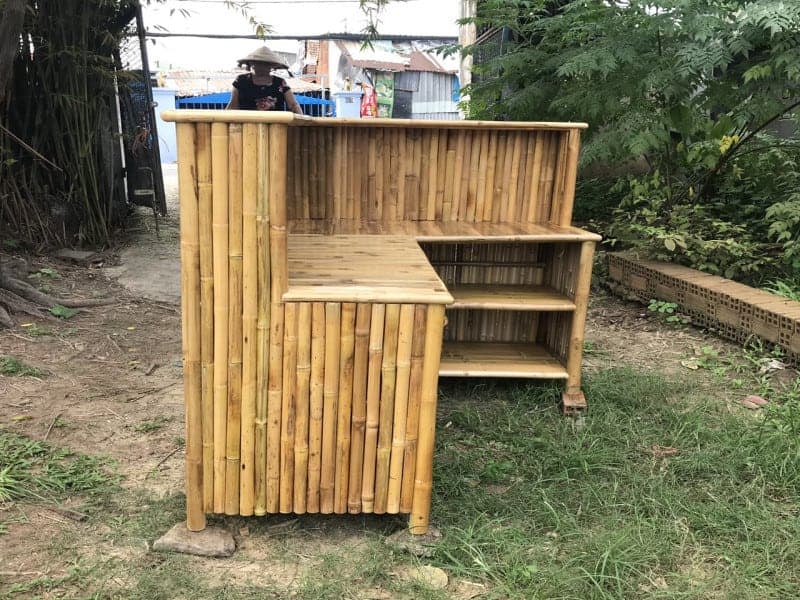 quầy bar tre QBT002