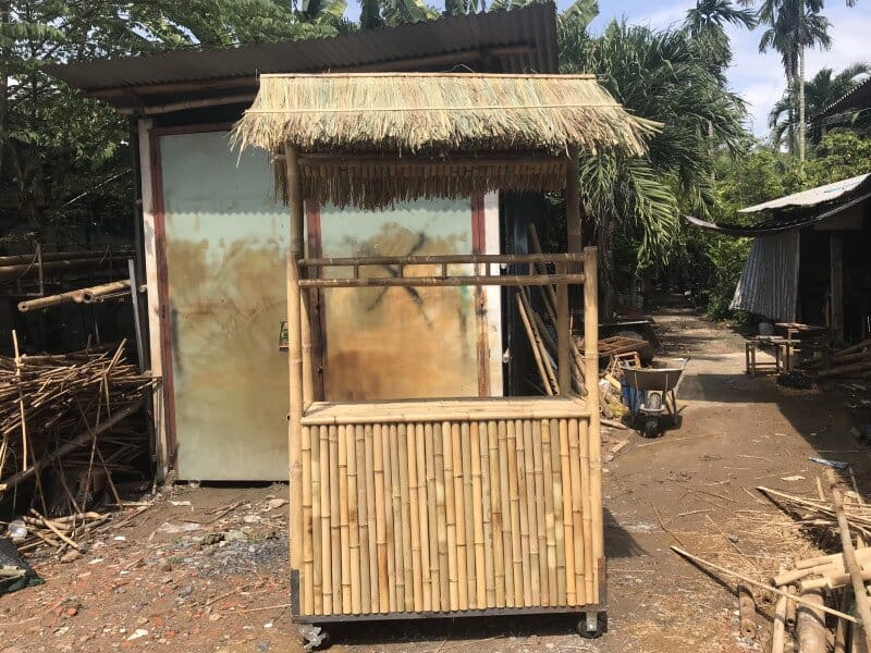 quầy bar tre QBT006