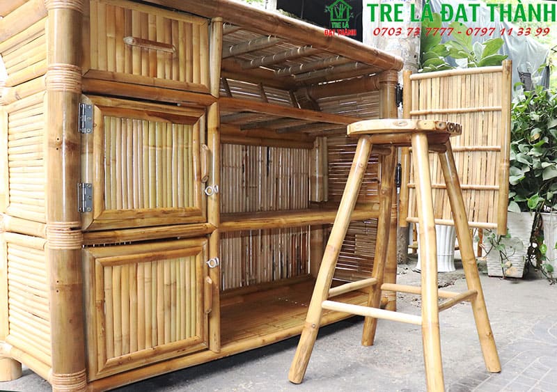 quầy bar tre QBT007