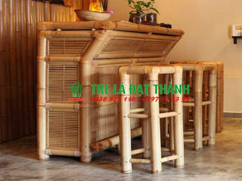 quầy bar tre QBT007