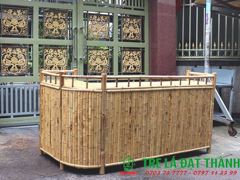 quầy bar tre QBT011