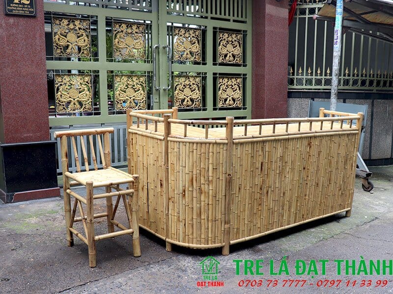 quầy bar tre QBT011
