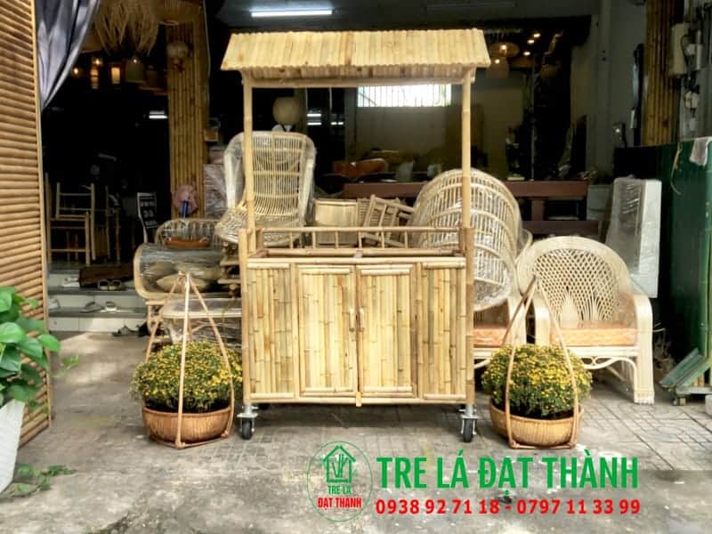 quầy bar tre QBT013