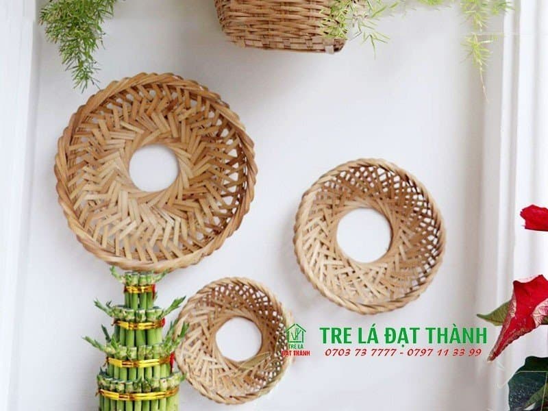 rế tre trang trí