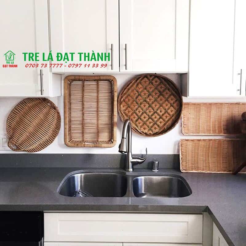 trang trí rổ tre đẹp