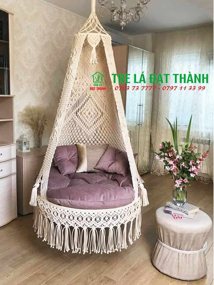 xích đu Bắc Âu macrame