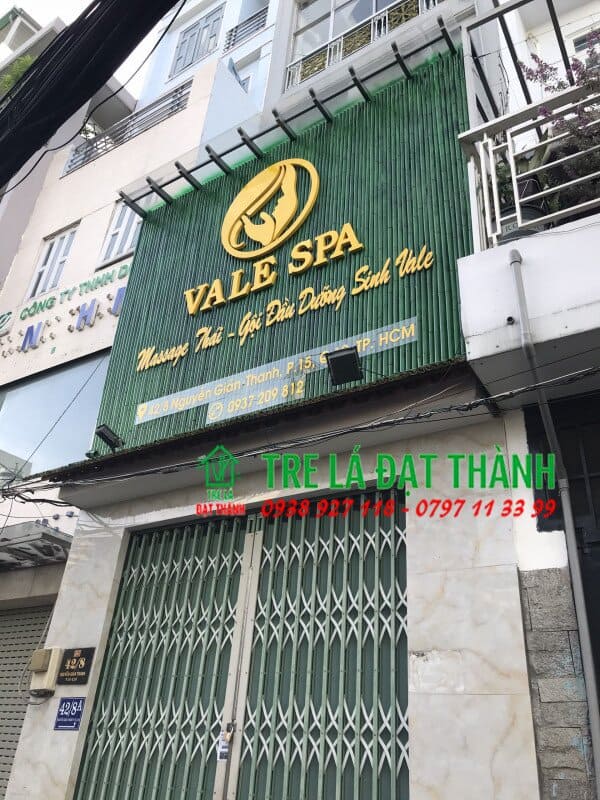 thi công bảng hiệu quảng cáo bằng tre thi công bảng hiệu quảng cáo bằng tre