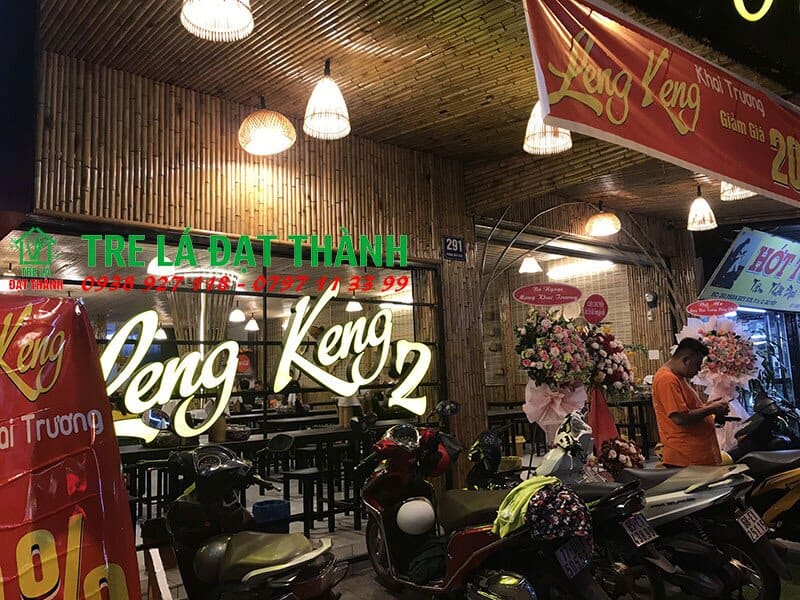 thi c&ocirc;ng trang tr&iacute; qu&aacute;n leng keng