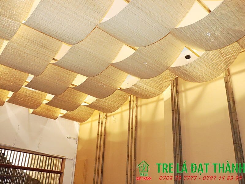 Mành tre trang trí trần nhà Mành tre trang trí trần nhà