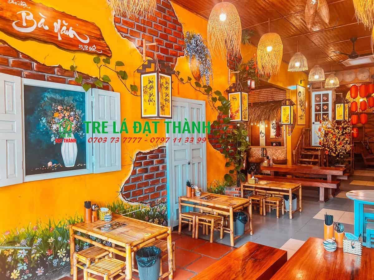 thiết kế qu&aacute;n b&uacute;n đậu mắm t&ocirc;m đẹp