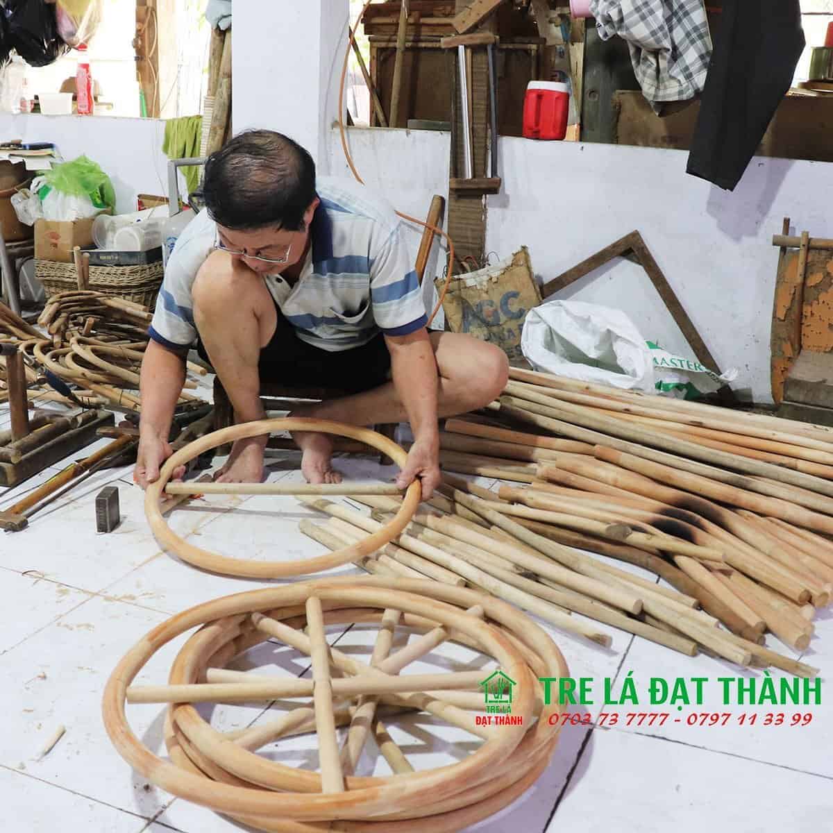 c&aacute;ch uốn c&acirc;y tre cho thẳng