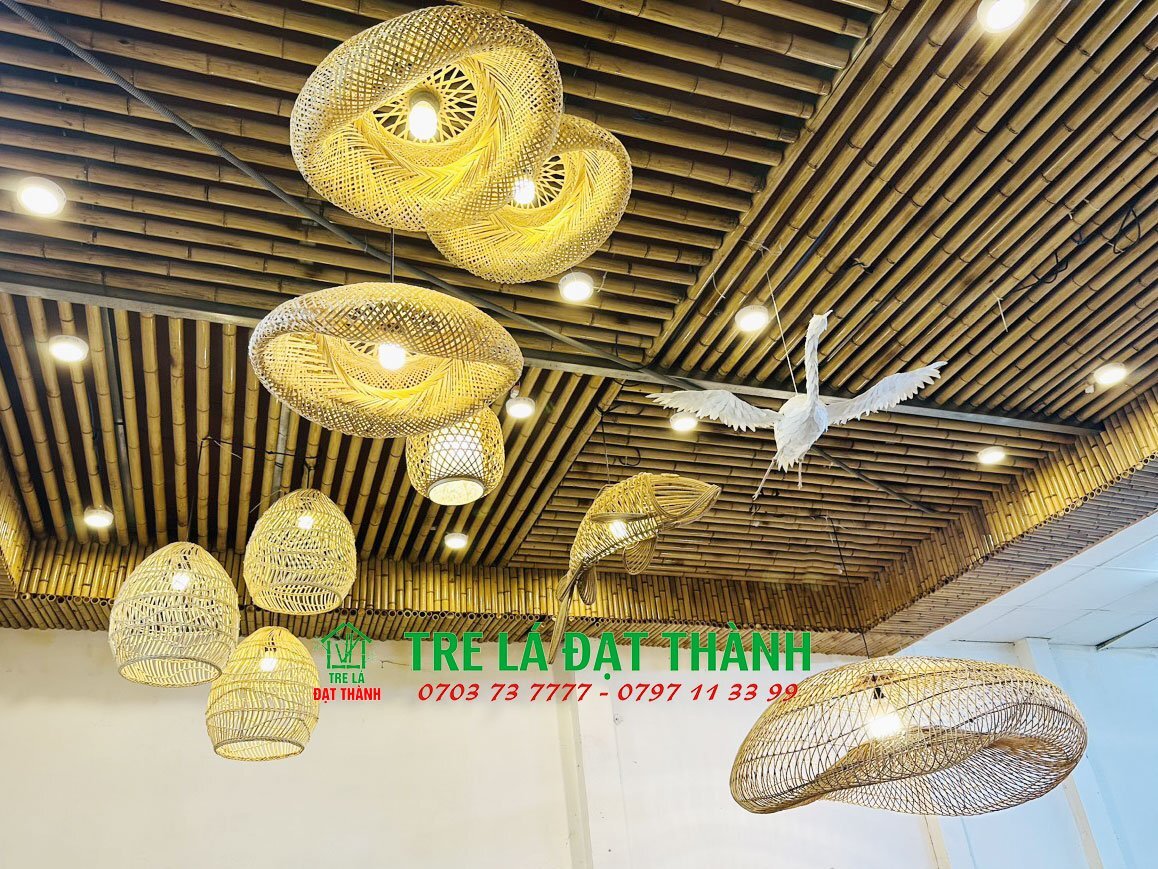 đ&egrave;n m&acirc;y tre đan