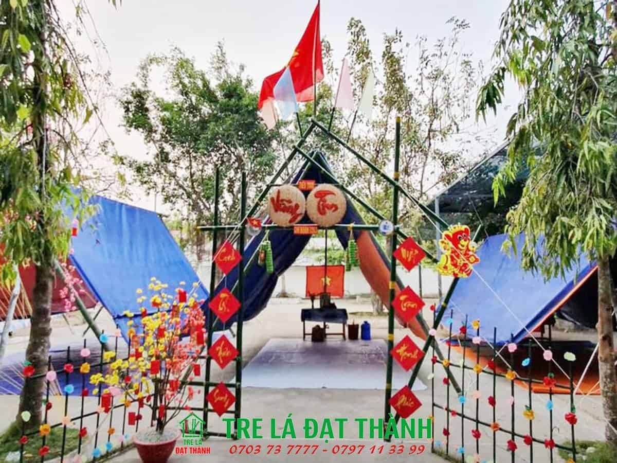 trang tr&iacute; cổng nh&agrave; tết