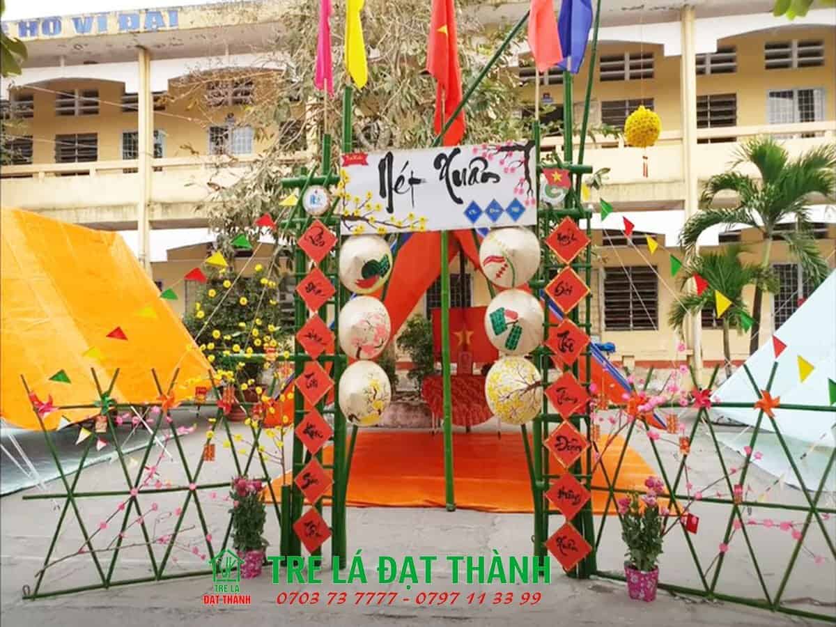 trang tr&iacute; cổng tết