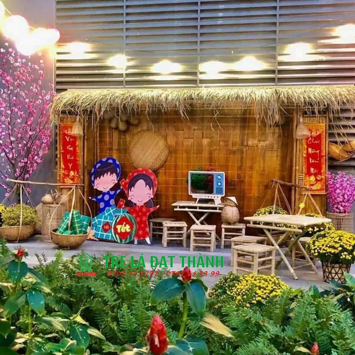 trang tr&iacute; nh&agrave; l&aacute; tết