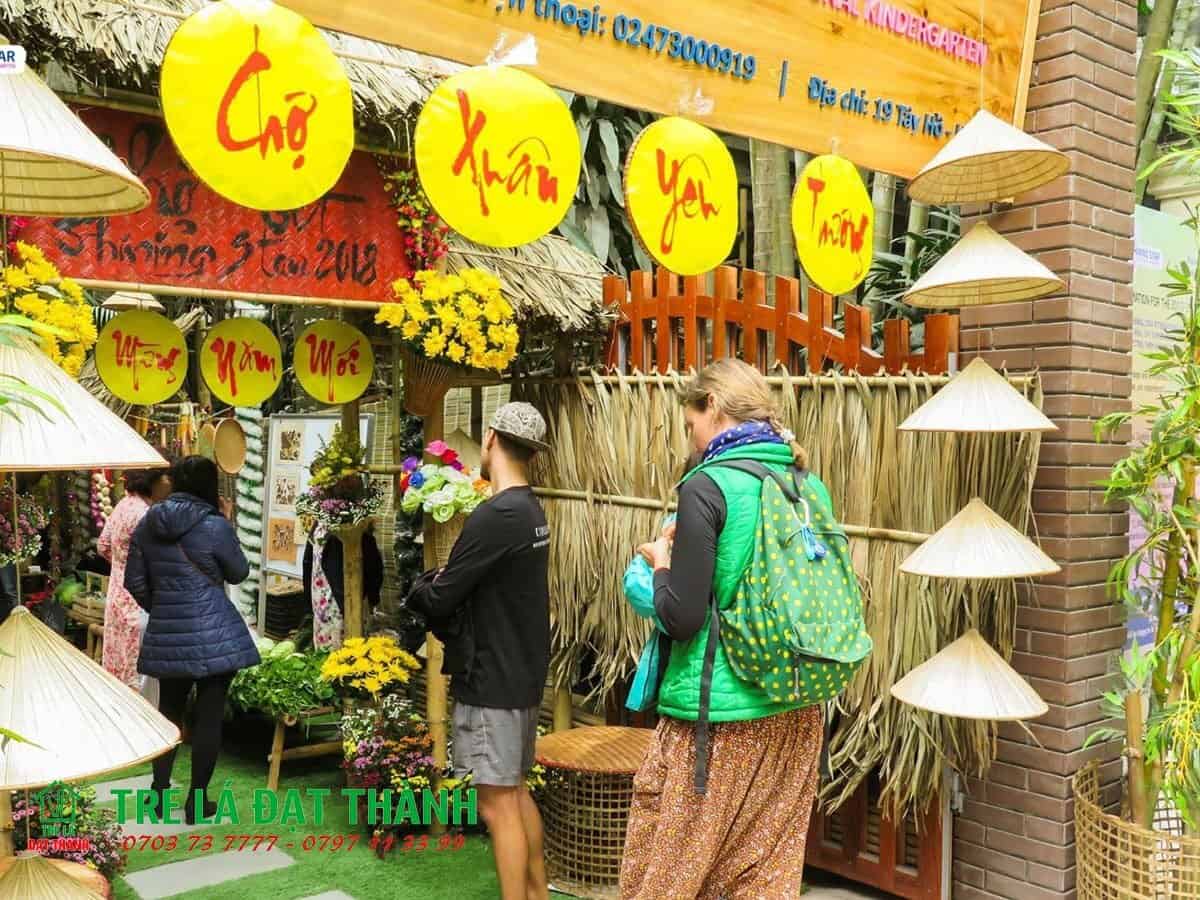 trang tr&iacute; n&oacute;n l&aacute; ng&agrave;y tết