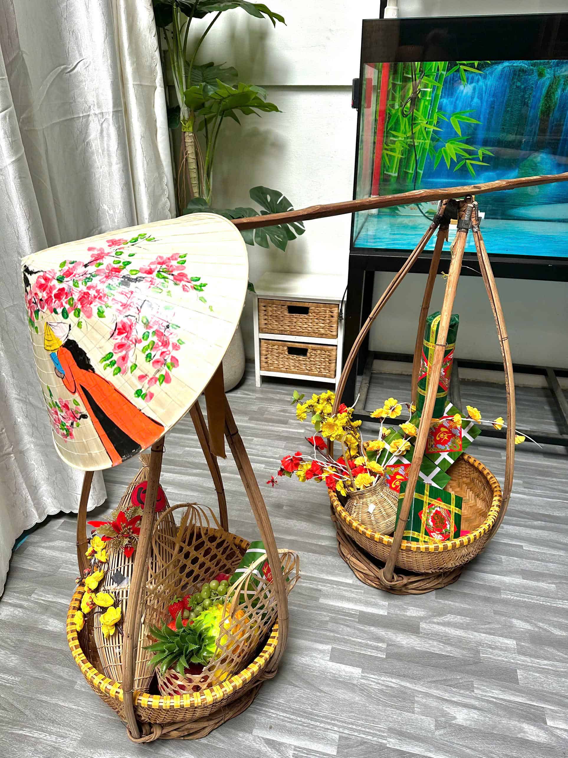 Trang Tr&iacute; Ph&ograve;ng Kh&aacute;ch Ng&agrave;y Tết
